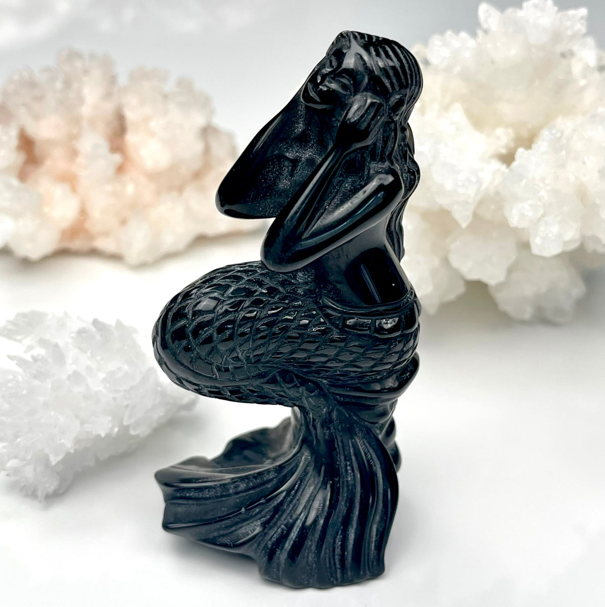Black Obsidian Mermaid ElevatedWisdom
