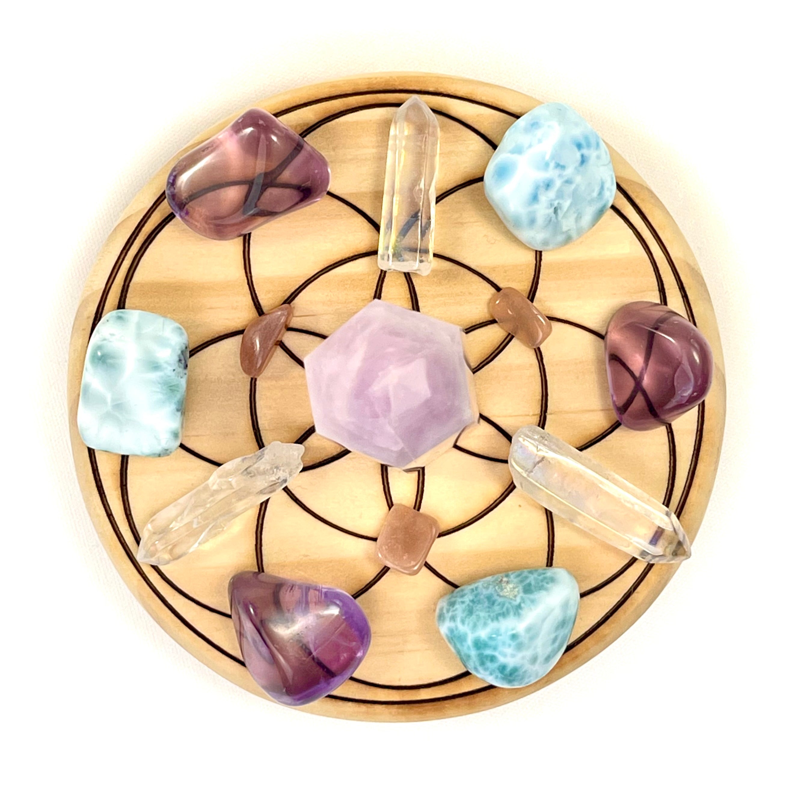 Muinus Grid Peace, Love & Harmony Crystal Grid – ElevatedWisdom