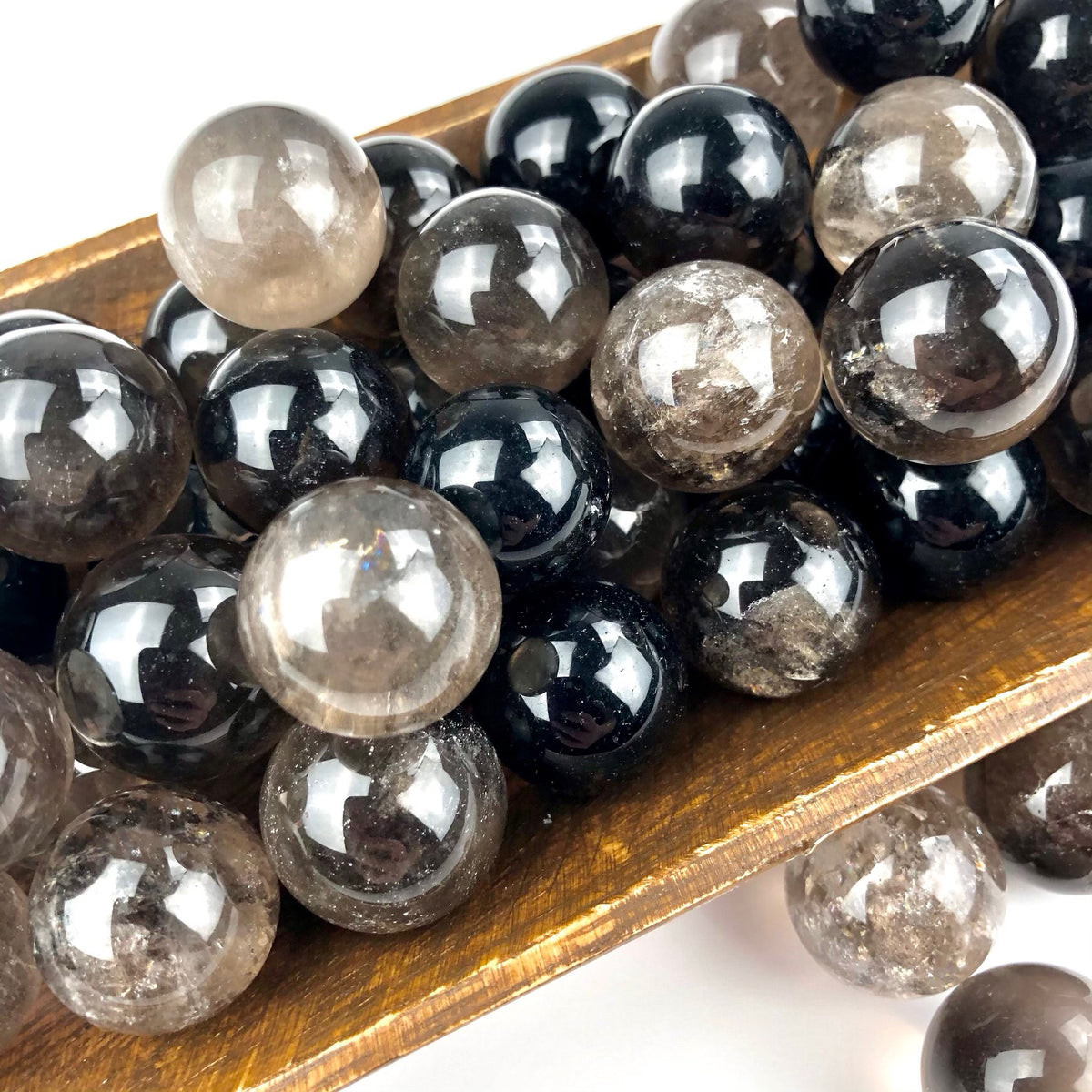 Smoky Quartz Mini Spheres – ElevatedWisdom