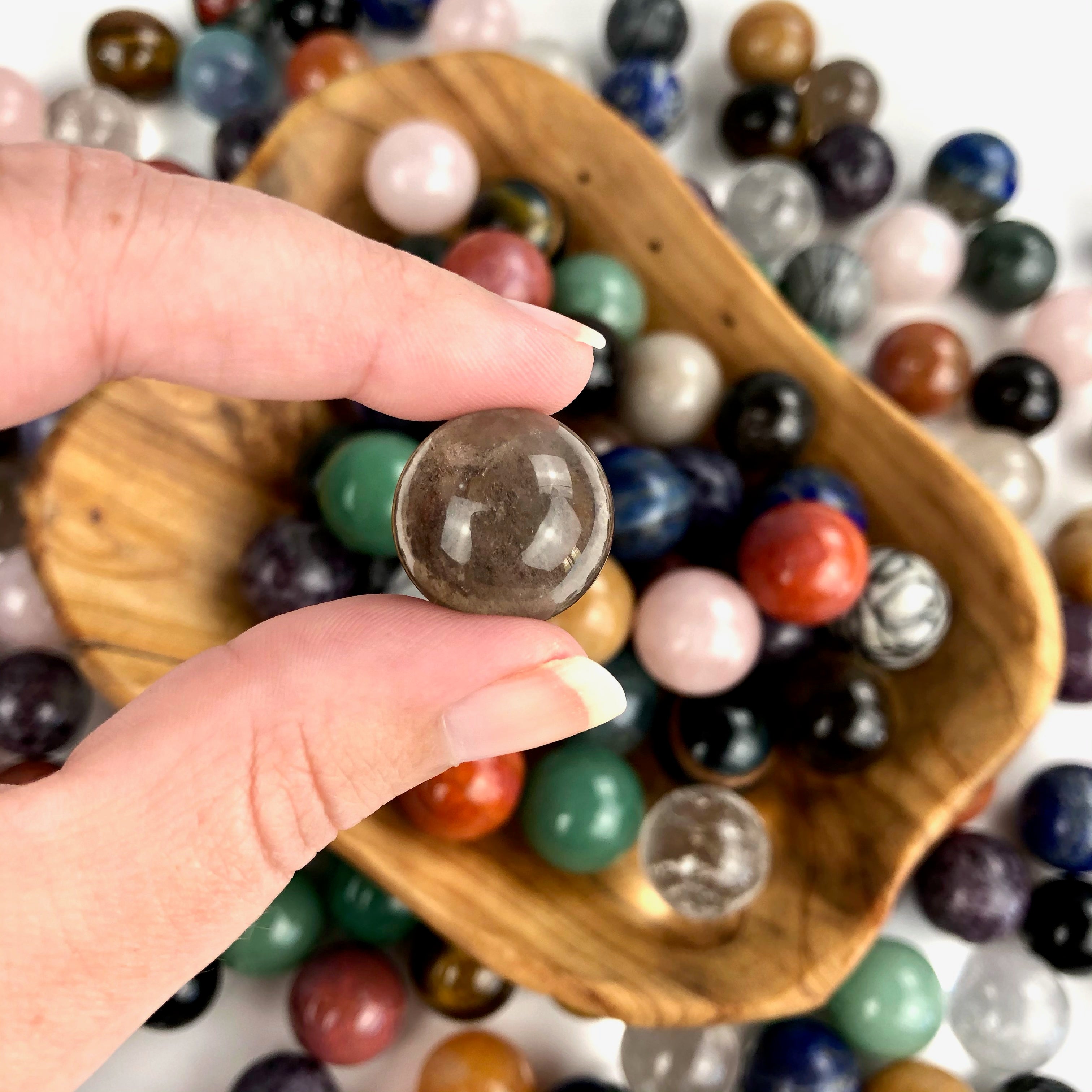 Smoky Quartz Mini Spheres – ElevatedWisdom