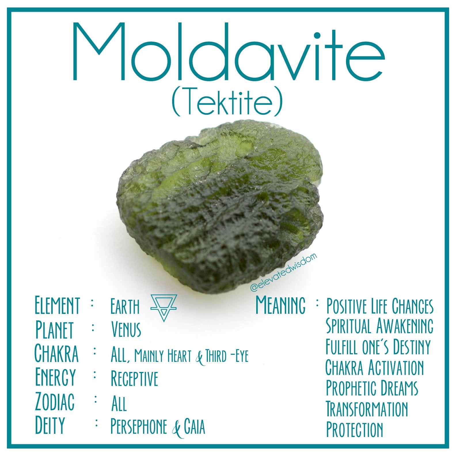 Moldavite ElevatedWisdom